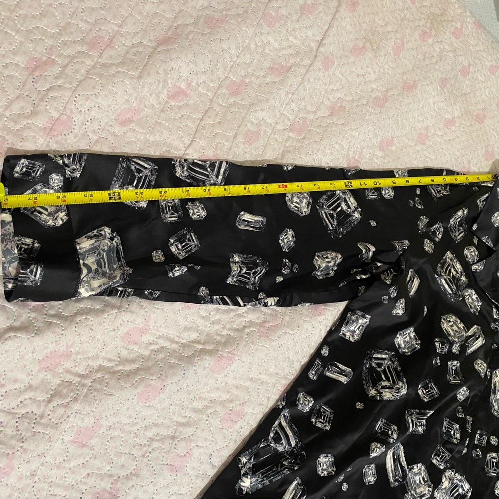 Soma Black and White Abstract Lounge Pants Size L - Picture 8 of 15